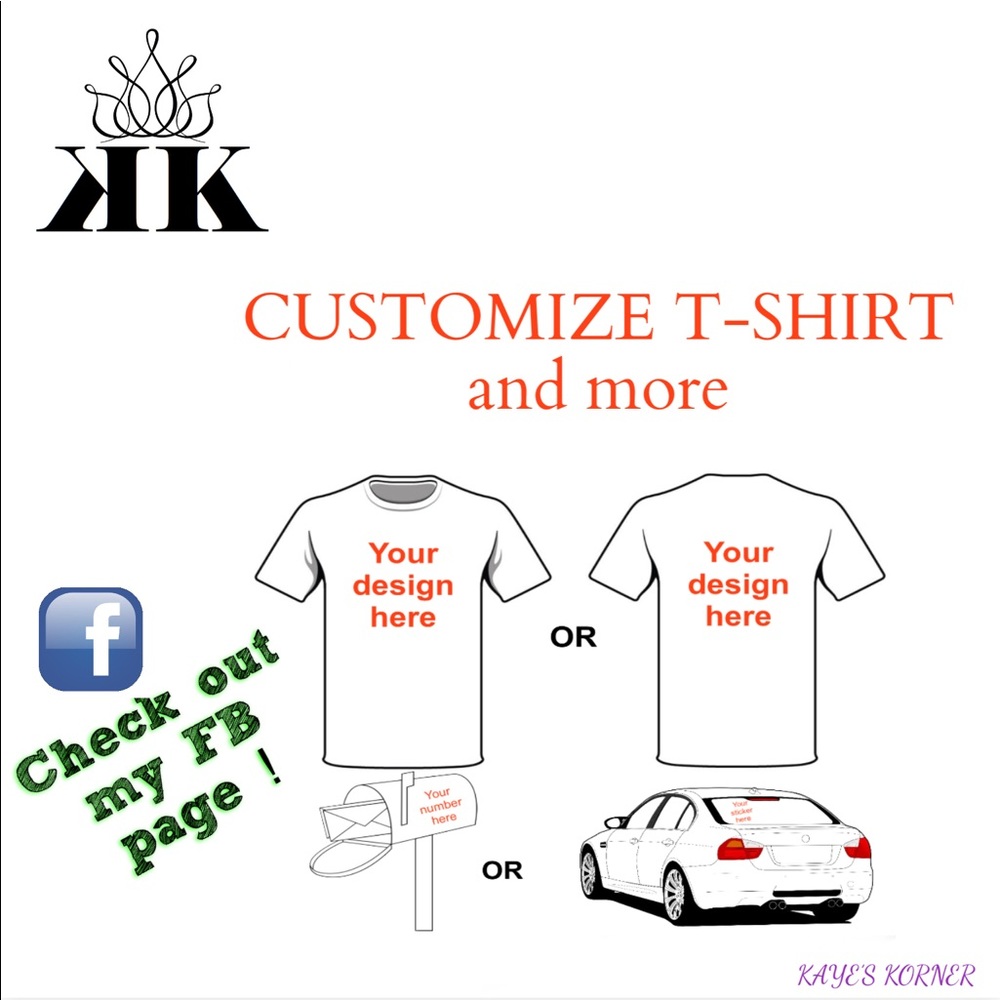 Customize T-Shirt and decals